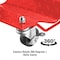 Fleming Supply Set of 4 Tire Skates, Diamond Texture Wheel Dolly, 3-inch Swivel Casters with Locks, Red 535339CWI - alternate 3